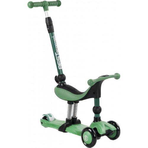 *Самокат - велобіг 3в1 Best Scooter з батьківською ручкою арт. BS-78812