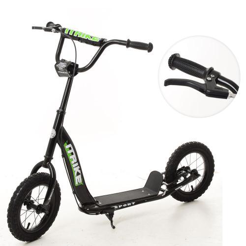 *Самокат для дітей і дорослих Scooter з ручним гальмом (ЧОРНИЙ) арт. 2-043-1-B