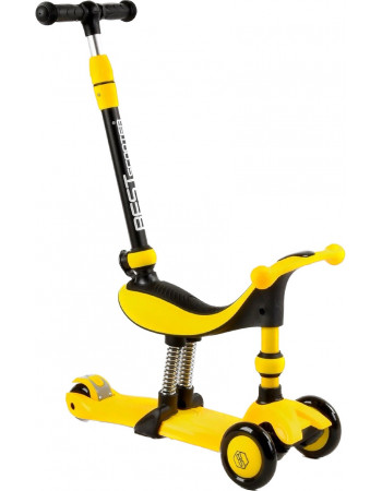 *Самокат - велобіг 3в1 Best Scooter з батьківською ручкою арт. BS-38804