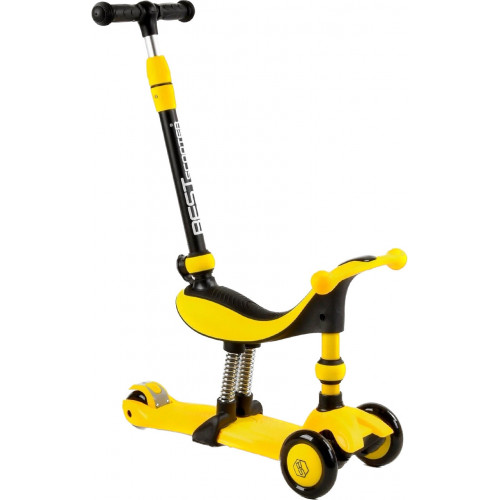 *Самокат - велобіг 3в1 Best Scooter з батьківською ручкою арт. BS-38804