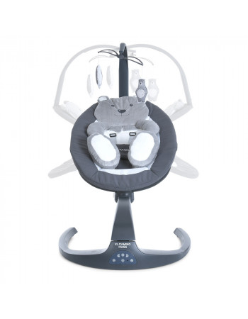 *Заколисуючий центр для малюків (шезлонг, качалка) EL CAMINO HUGS арт. ME 1077/Gray