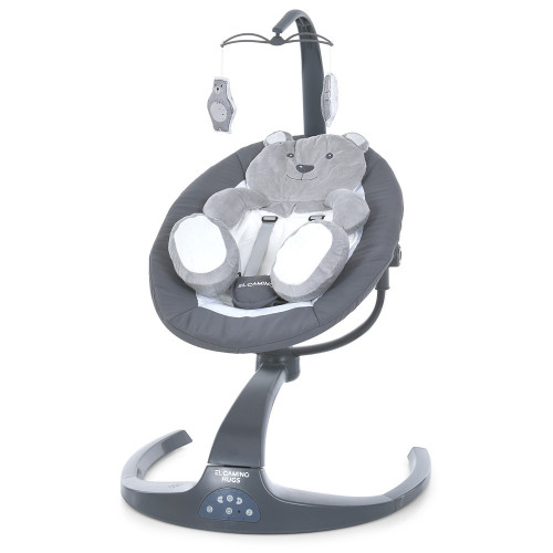 *Заколисуючий центр для малюків (шезлонг, качалка) EL CAMINO HUGS арт. ME 1077/Gray
