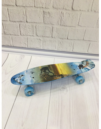 Скейт (пенні борд) Penny board зі світними колесами арт. 3270