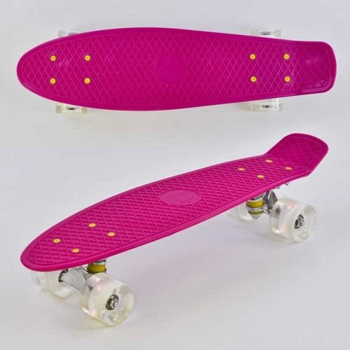 Скейт/пені борд Penny board (колеса світяться) арт. 9090