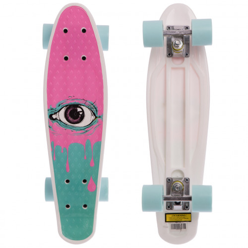 Скейт (пенні борд) Penny board (колас світяться) ГЛАЗ арт. 29707