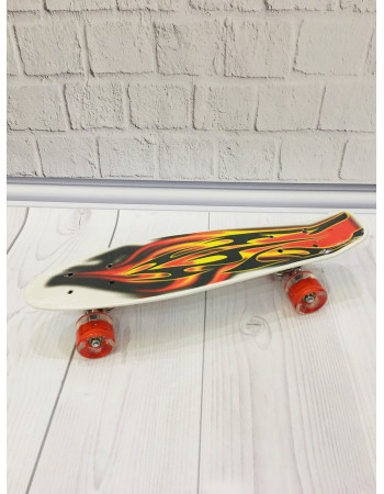 Скейт (пенні борд) Penny board, колеса світяться арт. 4380