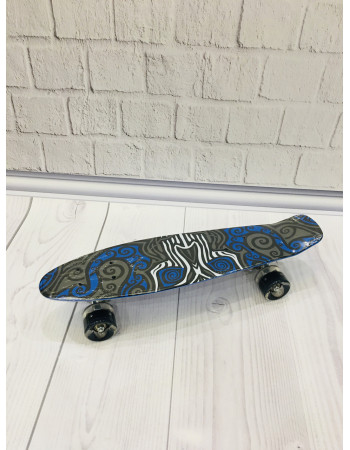 Скейт (пенні борд) Penny board, колеса світяться арт. 6510