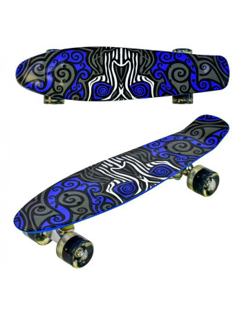 Скейт (пенні борд) Penny board, колеса світяться арт. 6510