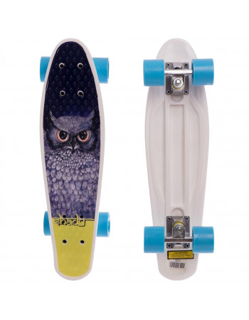 Скейт (пенні борд) Penny board (коліс світяться) СОВА арт. 29855
