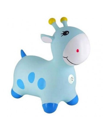 Стрибун гумовий з музикою 'Жираф' СИНІЙ арт. С 60275