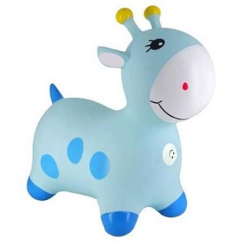 Стрибун гумовий з музикою 'Жираф' СИНІЙ арт. С 60275
