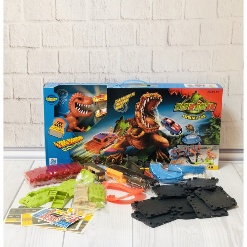 Автотрек аналог HotWheels 'Тиранозавр Рекс' арт. 8899-92