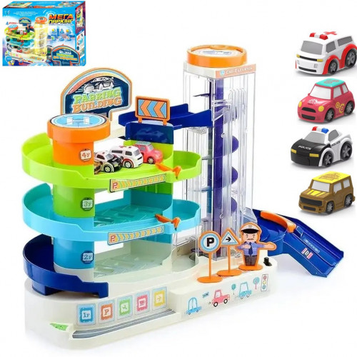 Інтерактивний трек - паркінг з автоматичним підйомником арт. 92629