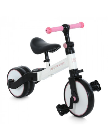 *Велосипед-біговел дитячий PROFI KIDS 10/8д. MBB 1008 white pink