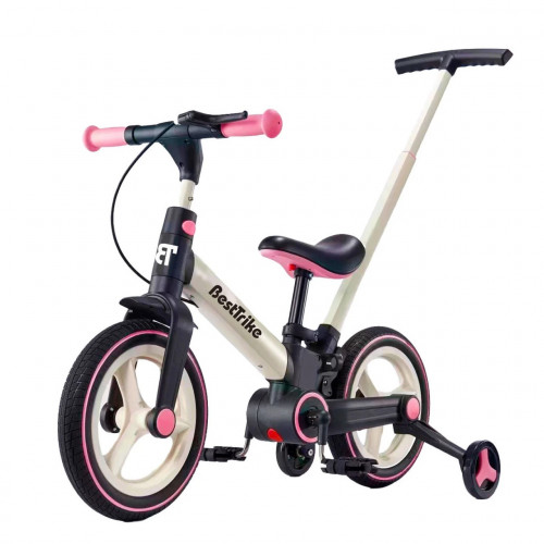 Велосипед-трансформер Best Trike з батьківською ручкою та ручним гальмом арт. BT-12755