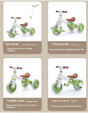 Велосипед-трансформер з батьківською ручкою Best Trike (велосипед, велобіг) арт. LB-10240