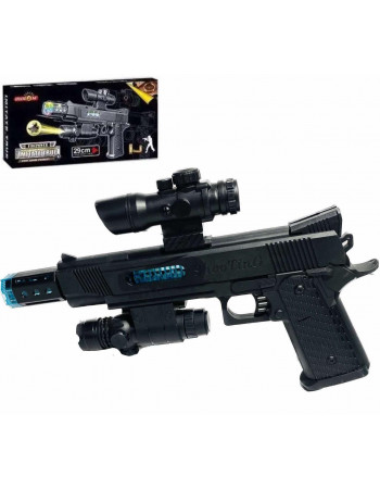 Пістолет з проектором, світловими та звуковими ефектами 'FirePower' арт. 828 B