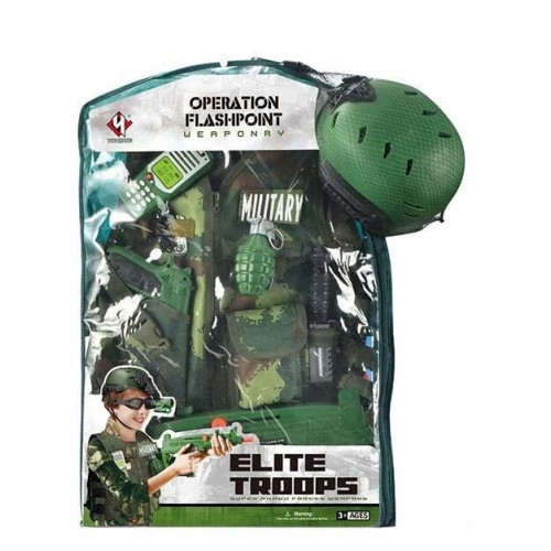 Ігровий набір військового з жилетом 'Elite Troops' арт. M 012 A