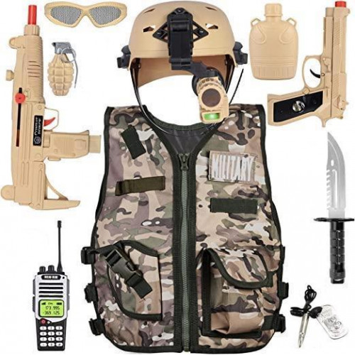 Ігровий набір військового з жилетом 'Desert war' арт. D 012