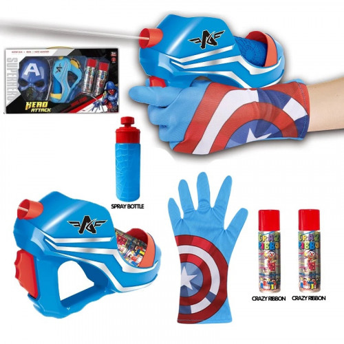 Набір супергероя 'Капітан Америка/Captain America' (стріляє павутиною) арт. WL 8836-49
